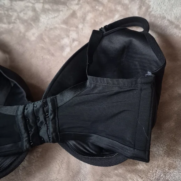 Cacique Intimates Black Women's Bra Size 38F Underwired Padded - Picture 8 of 13
